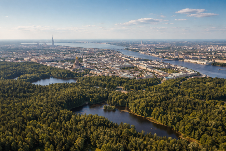 Вокруг Петербурга планируют создать лесопарковый зеленый пояс площадью 172 га